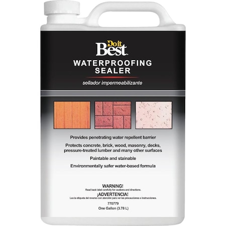 All-Source Clear Water-Based Waterproofing Sealer, 1 Gal. 726G1H